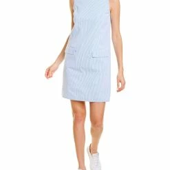 Best Pirce 🧨 Brooks Brothers Seersucker Shift 👗 Dress for 👩 women 😍