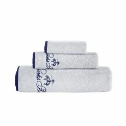 Cheap 🥰 Brooks Brothers Contrast Frame 3 pcs Towel Set 🥰