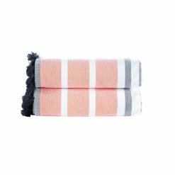 Best Sale 😀 Brooks Brothers Turkish Pesthemal 2 pcs Bath Towels 🧨
