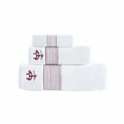 Promo ๐ Brooks Brothers Rope Stripe Border 3 pcs Towel Set ๐