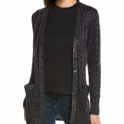Hot Sale ✨ Brooks Brothers Metallic Cardigan for 👩 women 😉