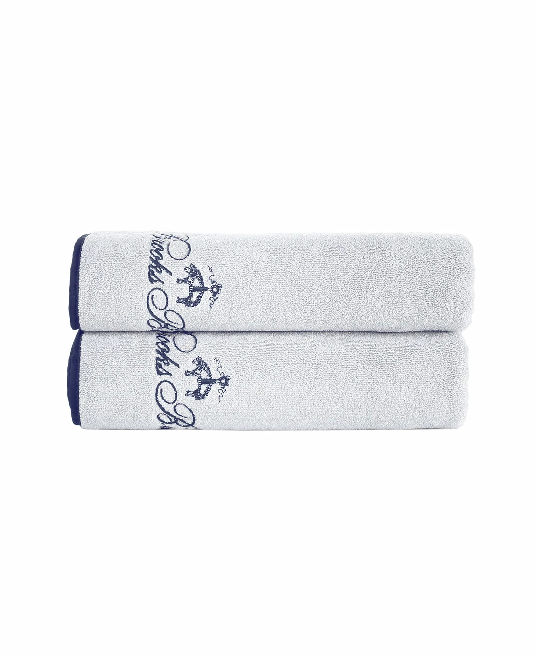 Wholesale 🛒 Brooks Brothers Contrast Frame 2 pcs Bath Towels 😀 - Image 8
