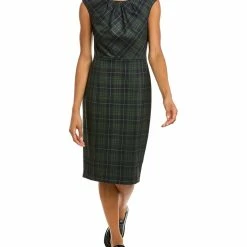 Hot Sale 👍 Brooks Brothers Plaid Sheath 👗 Dress for 👩 women 😀