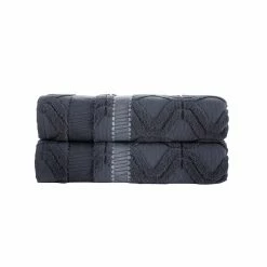 Coupon 🌟 Brooks Brothers Large Square 2 pcs Bath Towels 🔥