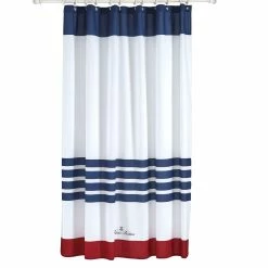 Outlet 🛒 Brooks Brothers Nautical Blanket Stripe Shower Curtain 🎉