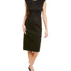 Deals ⌛ Brooks Brothers Animal Print Sheath 👗 Dress for 👩 women 🔔