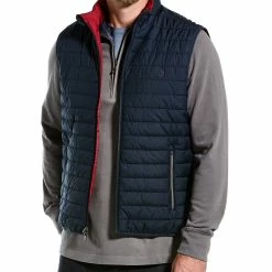 Best deal 🥰 Brooks Brothers Ted Reversible Quilted Vest for men ❤️