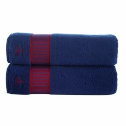 Buy 😀 Brooks Brothers Fancy Border 2 pcs Bath Sheets 👏
