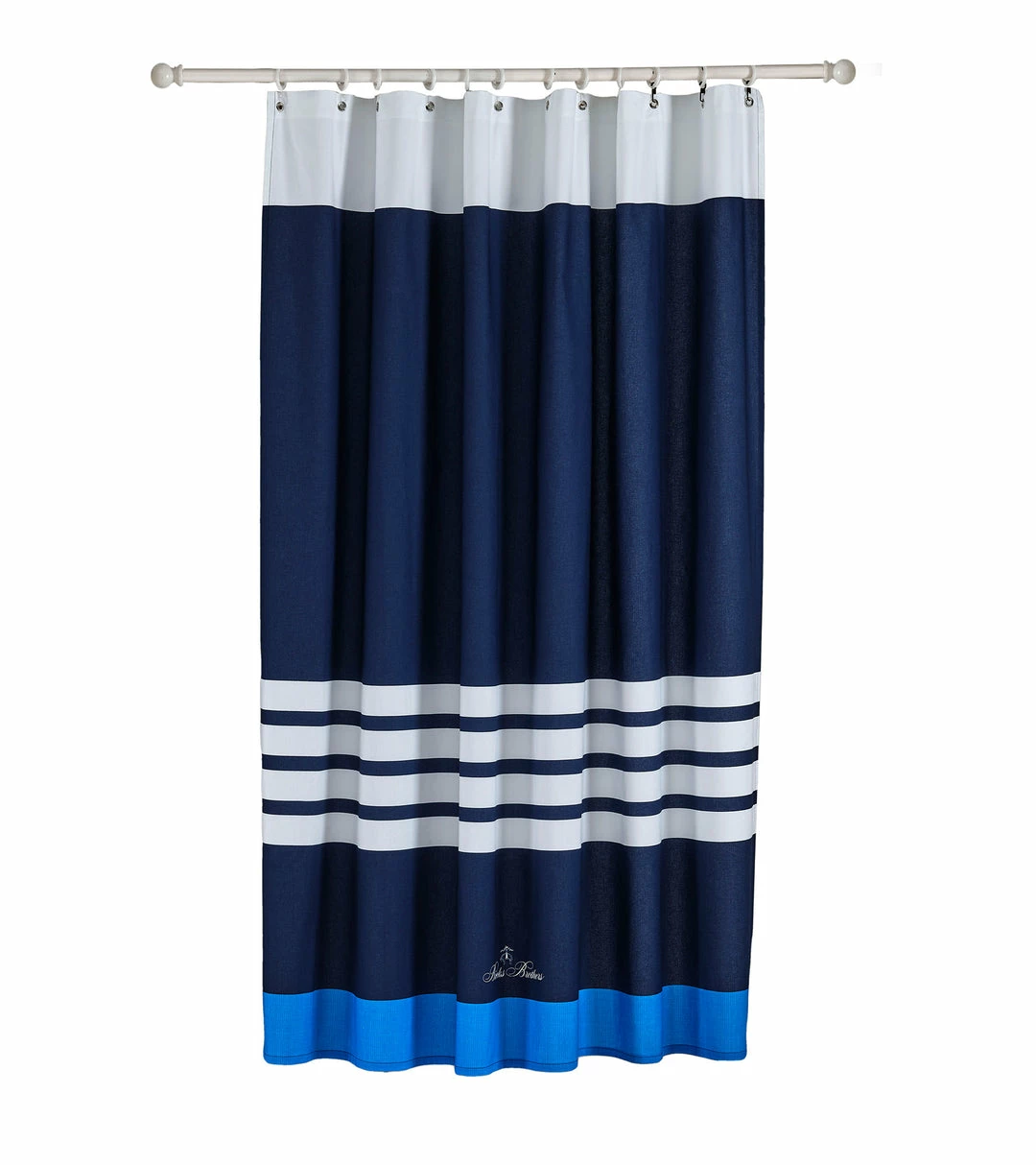 Outlet ๐ Brooks Brothers Nautical Blanket Stripe Shower Curtain ๐ - Image 5