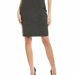 Best Sale 😍 Brooks Brothers Explorer Wool-Blend Pencil 👗 Skirt for 👩 women 🛒
