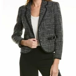 Buy 😀 Brooks Brothers Tweed Wool-Blend Blazer for 👩 women 🎉
