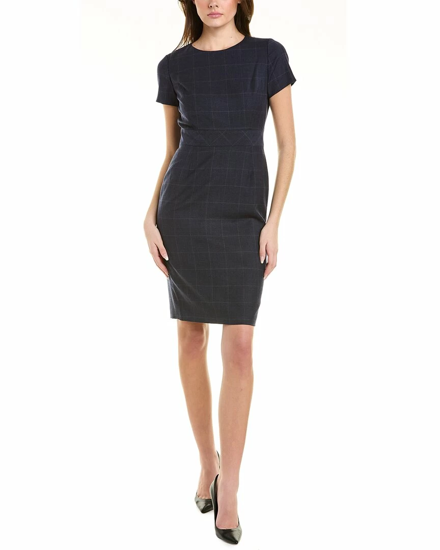 Coupon 😀 Brooks Brothers Explorer Wool-Blend Sheath 👗 Dress for 👩 women ✨