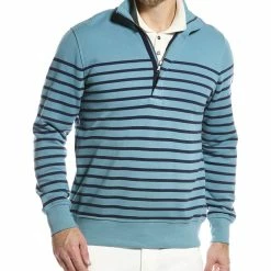 Deals 🔔 Brooks Brothers 1/2-Zip Mock Pullover for men 🥰