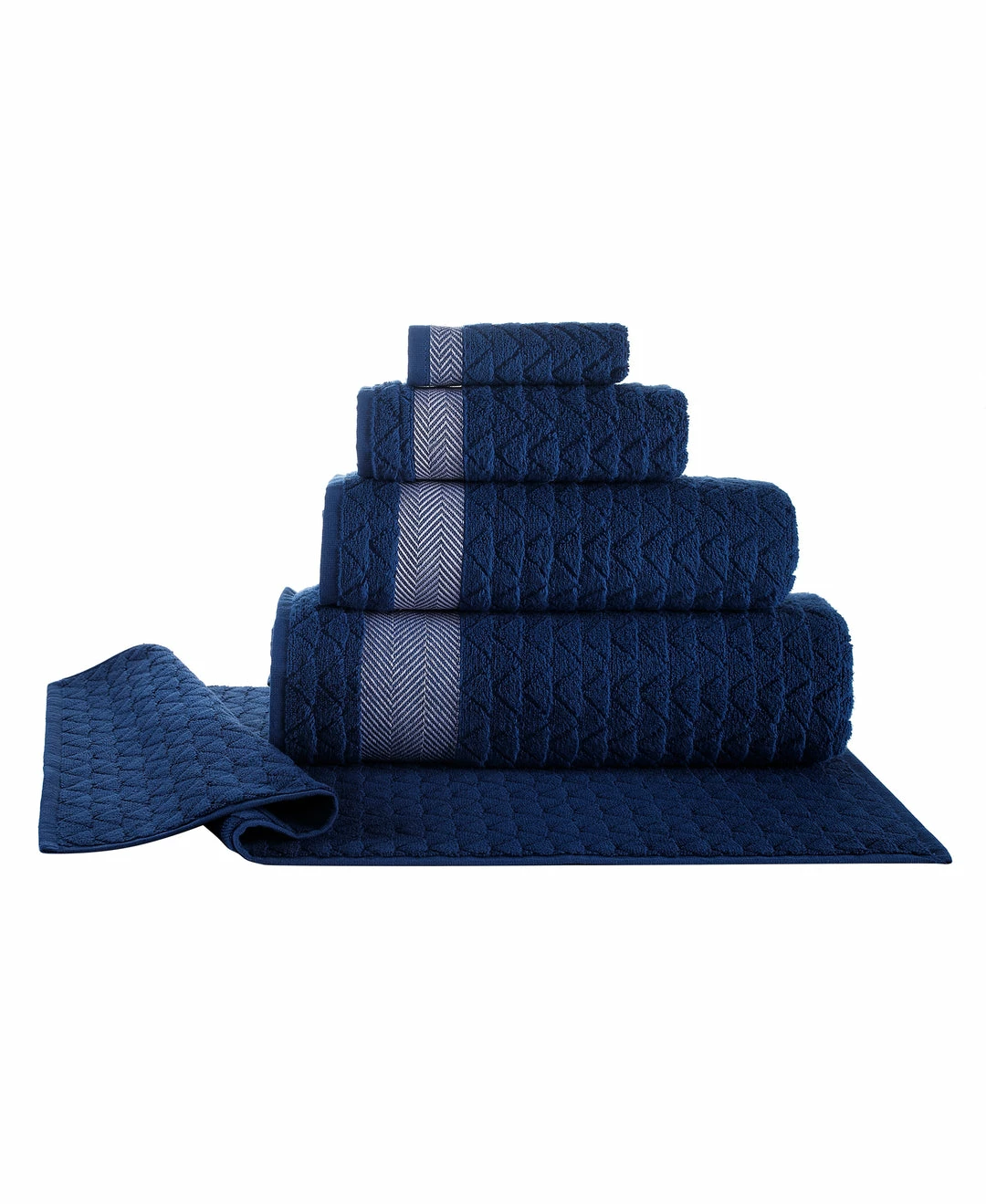 Best Sale 🌟 Brooks Brothers Herringbone 4 pcs Hand Towels 🔔 - Image 4