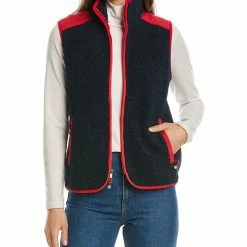 Best deal 😀 Brooks Brothers Teddy Fleece Vest for 👩 women ❤️