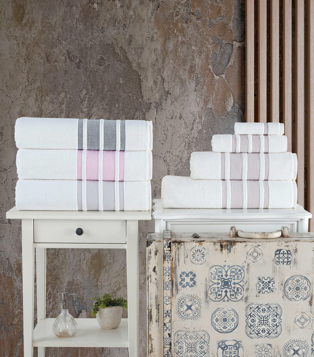 Top 10 ✨ Brooks Brothers Contrast Border 4 pcs Wash Towels 💯 - Image 4