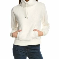 New 🎁 Brooks Brothers Teddy Mock Neck Jacket for 👩 women 👍